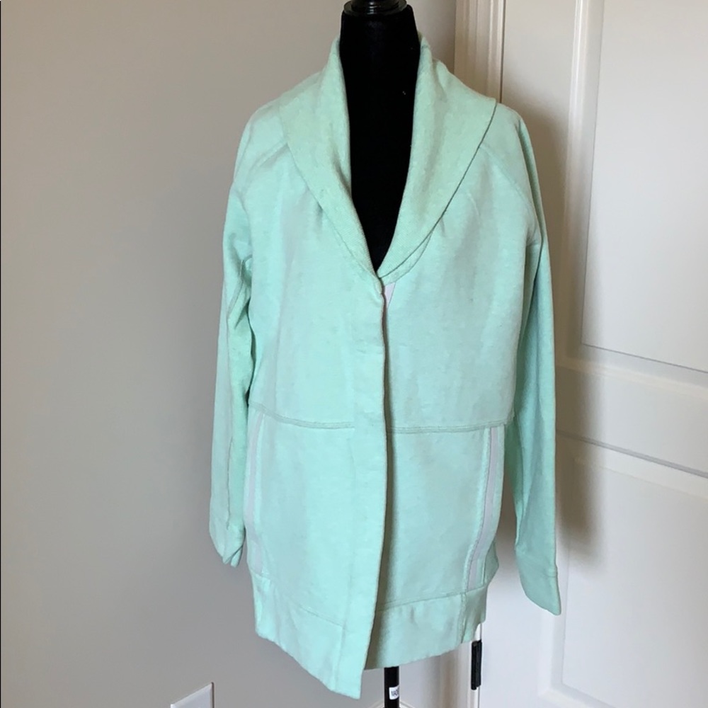 Lululemon sea green cardigan